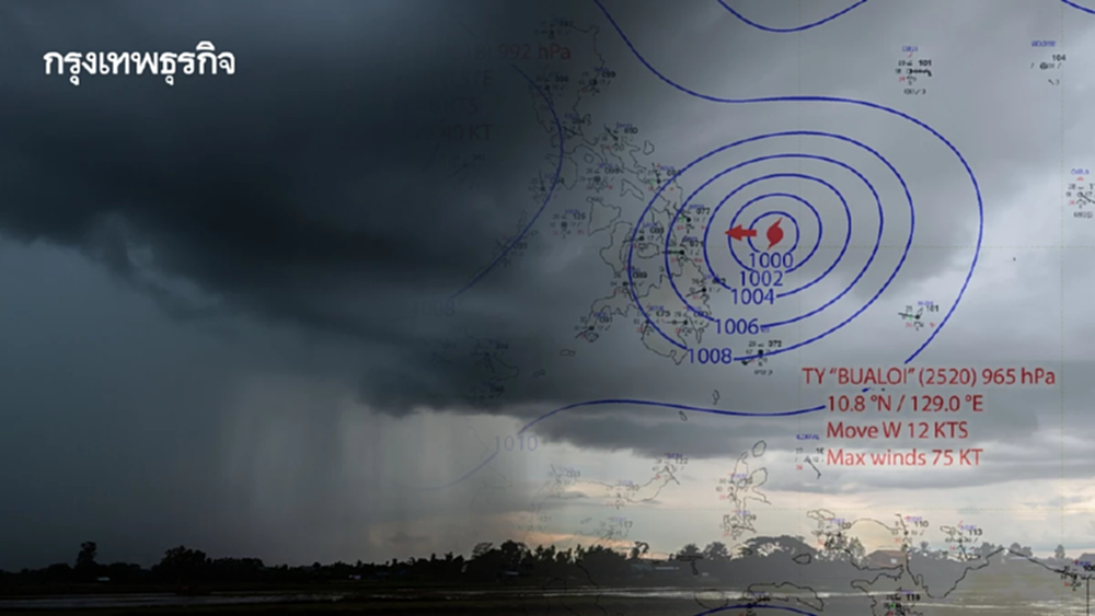 กรมอุตุ เตือน ฝนมาอีกระลอก ยาวถึงต้นเดือนหน้า พายุลูกใหม่ 'บัวลอย'