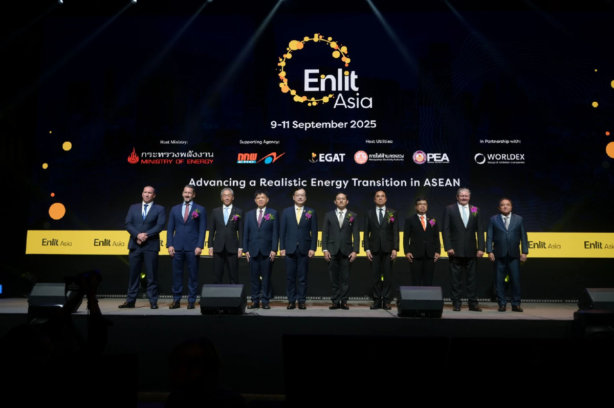 เปิดฉากงาน Enlit Asia 2025 ขับเคลื่อนพลังงานสะอาดแห่งภูมิภาค