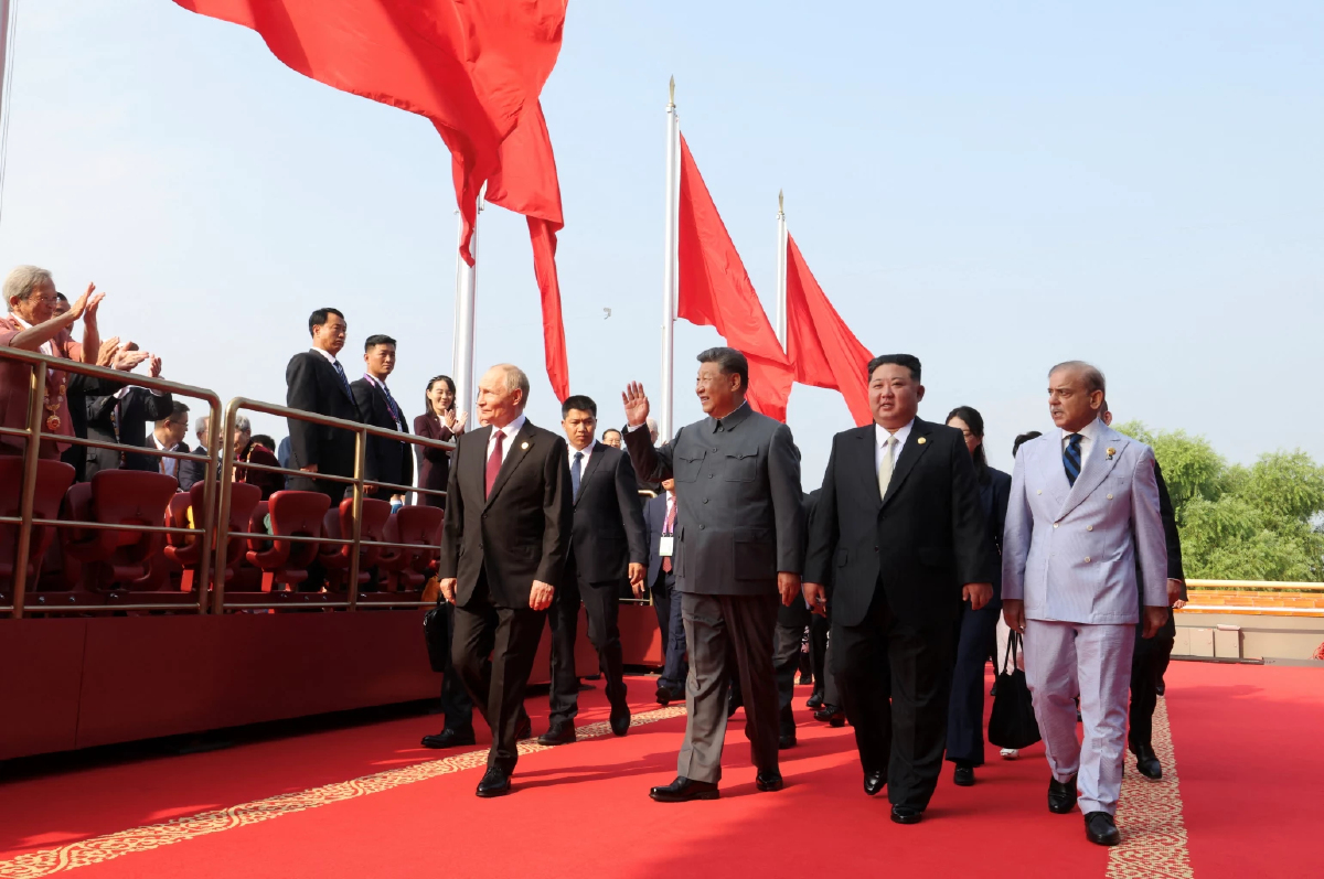 ทรัมป์ท้วงจีนควรกล่าวถึงสหรัฐด้วยระหว่างพิธีสวนสนาม‘อันงดงาม’