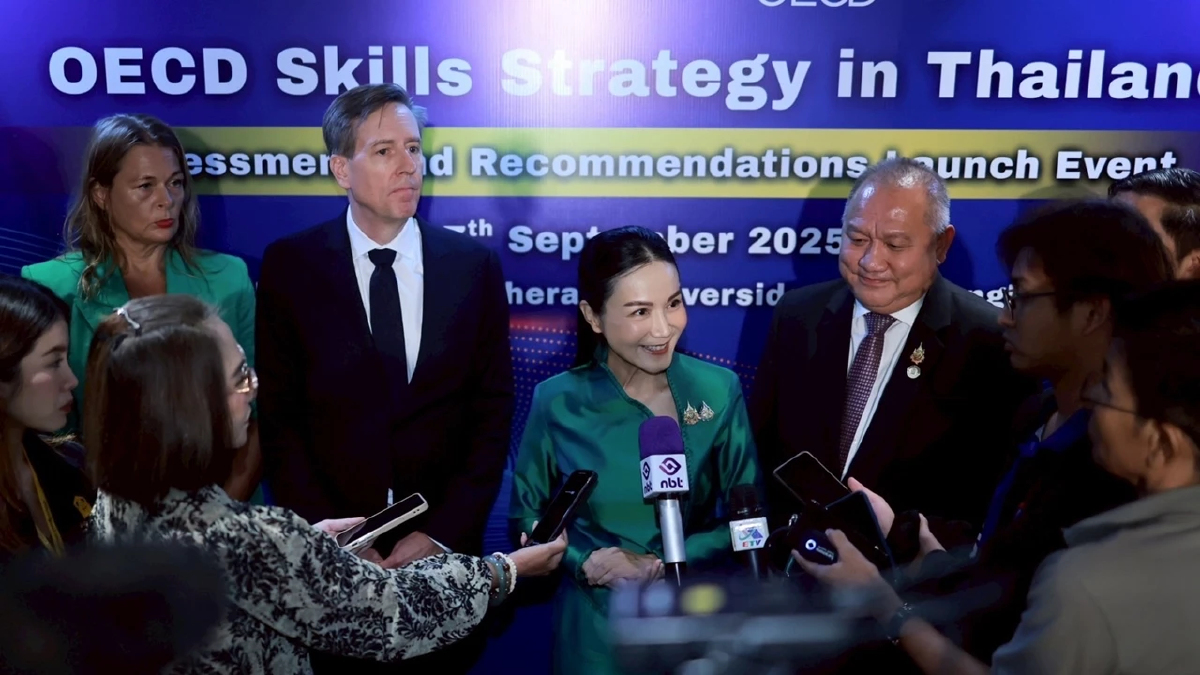 'นฤมล' นำ ศธ. ร่วมมือ OECD มุ่งพัฒนาทักษะคนไทย สร้างแรงงานคุณภาพ