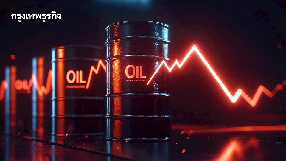 ราคาน้ำมันดิบร่วงลงต่อ จากน้ำมันล้นตลาด โอกาสยุติสงครามกาซา