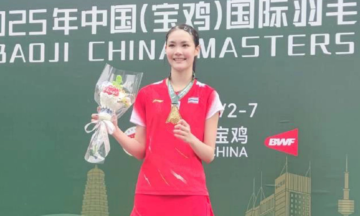 สุดยอด! แบดมินตันไทย ผงาดคว้า 2 แชมป์ ไชน่า มาสเตอร์ส 2025