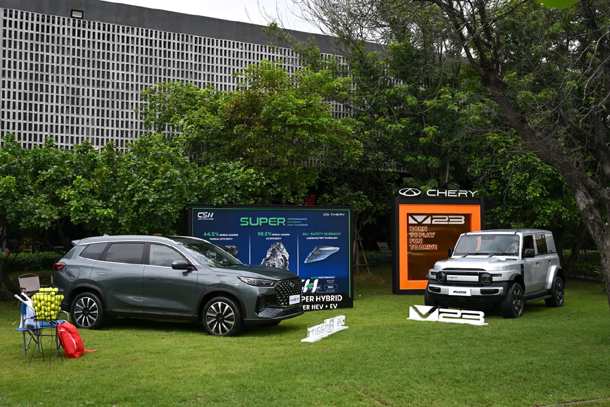 เชอรี ยันไม่เล่นเกมราคา 'CHERY V23 - TIGGO8 CSH' 2 รุ่นแรก บุกตลาดไทย