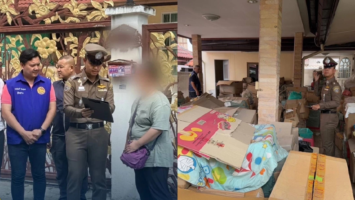 ยึดของกลางหมื่นชิ้น 20 ล้าน ปราบหูฟังปลอม-อุปกรณ์ชาร์จโทรศัพท์