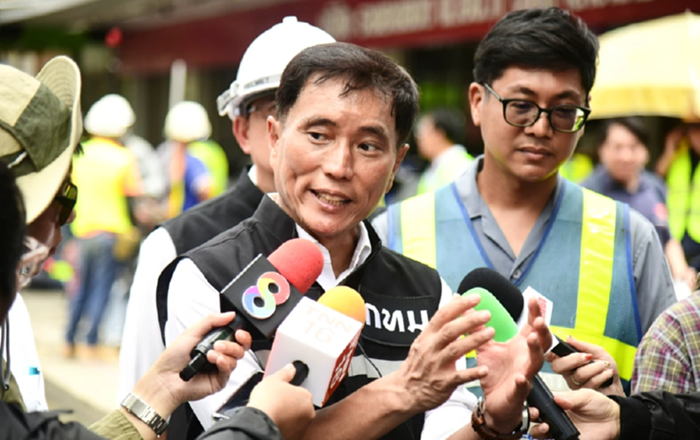 ไม่เกี่ยวหลุมยุบ! รองผู้ว่าฯ กทม. ชี้แจงเหตุน้ำรั่วซึมถนนสามเสน