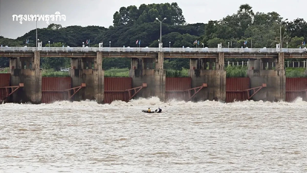 เขื่อนเจ้าพระยา ระบายน้ำ กระทบ 5 อำเภอ พื้นที่เหนือเขื่อน นอกคันกั้นน้ำ