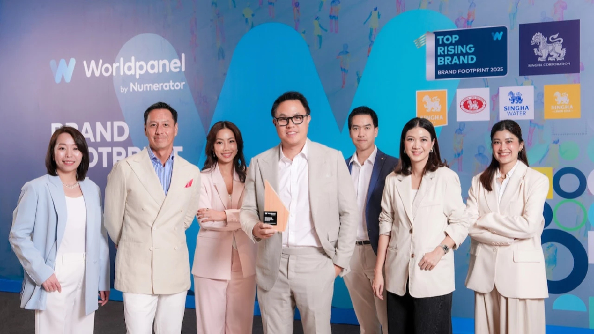 สิงห์ฯ คว้ารางวัล Top Rising Brand เวที Brand Footprint Awards 2025