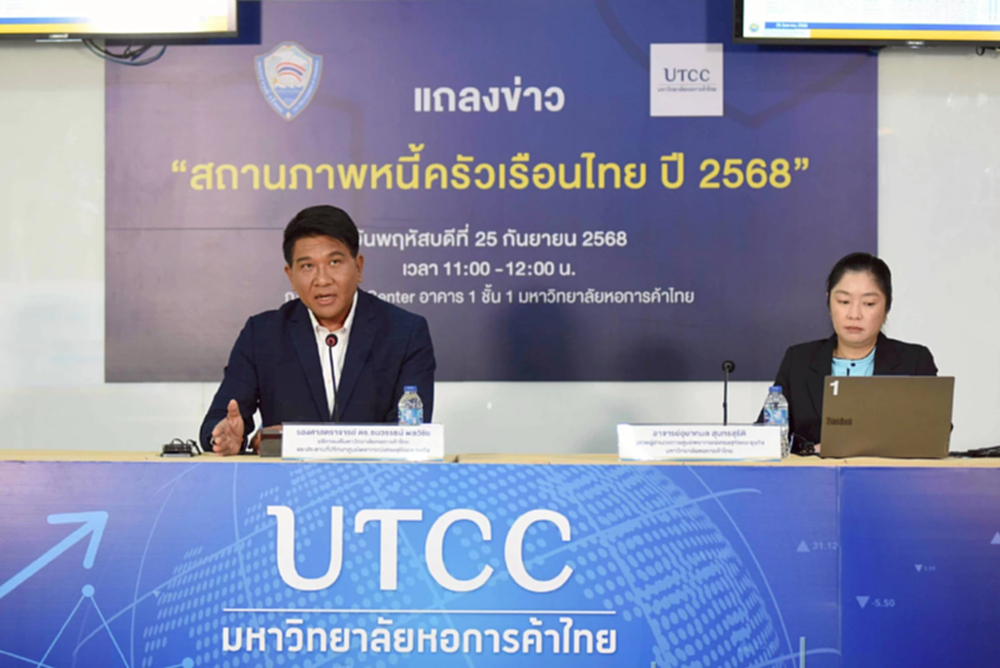 ม.หอการค้า ชี้ เศรษฐกิจถดถอย ดัน หนี้ครัวเรือนไทยเฉลี่ยบ้านละ 7.4 แสน สูงสุดในรอบ 4 ปี