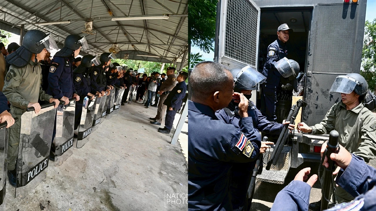 ด่วน ชาวกัมพูชาบุกวันนี้! ตำรวจไทยพร้อมมาก เสริมกำลังชายแดนสระแก้ว