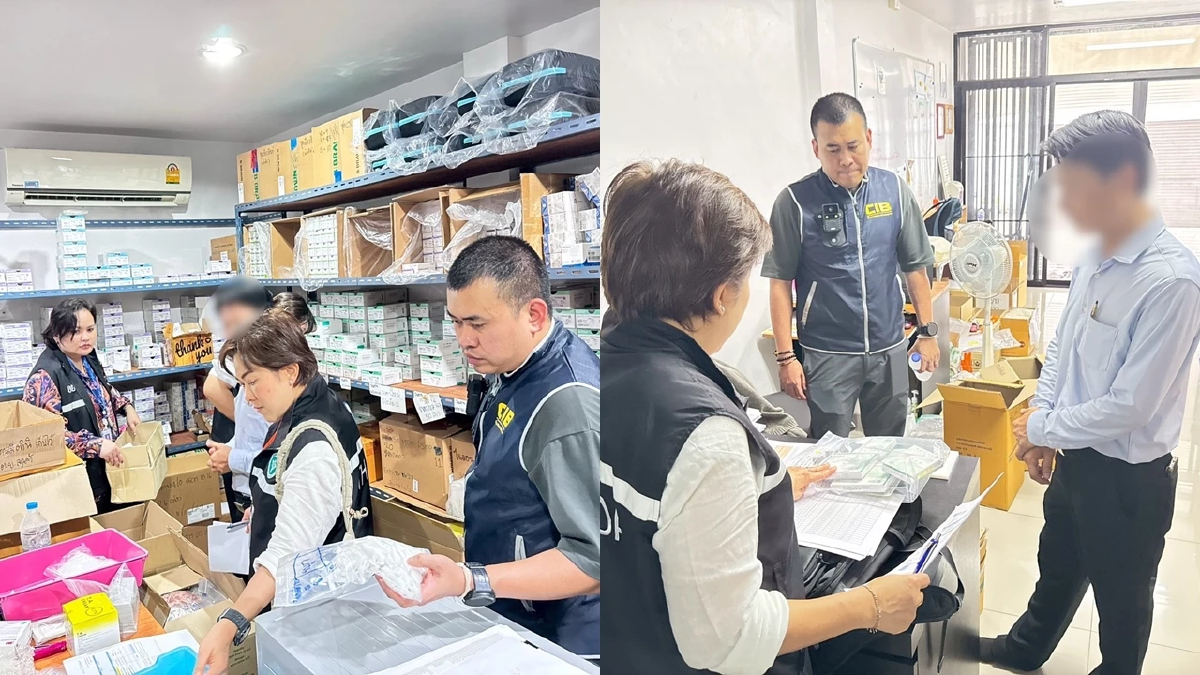 สวยสยอง! ทลายแหล่งซิลิโคน เสริมคาง-เสริมจมูก ยึดของกลางหมื่นชิ้น