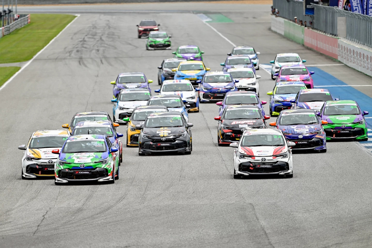 Toyota Gazoo Racing Thailand 2025 สนามช้างฯ 2 วัยรุ่น คว้าชัย