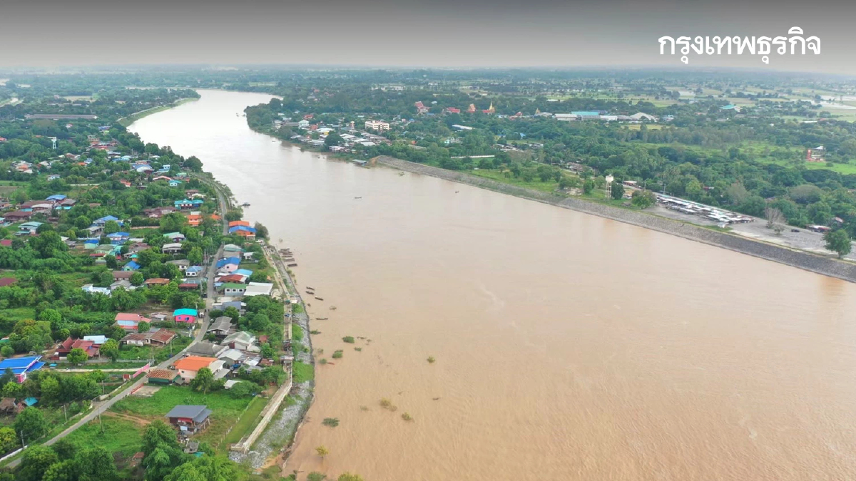 น้ำเหนือมาอีก เขื่อนเจ้าพระยา ปรับแรงระบายน้ำ 1,900 ลบ.ม./วินาที