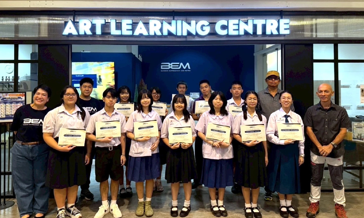 BEM Art Training คลาสแรกของปี 2568 พร้อมก้าวต่อไปในเส้นทางศิลปะ