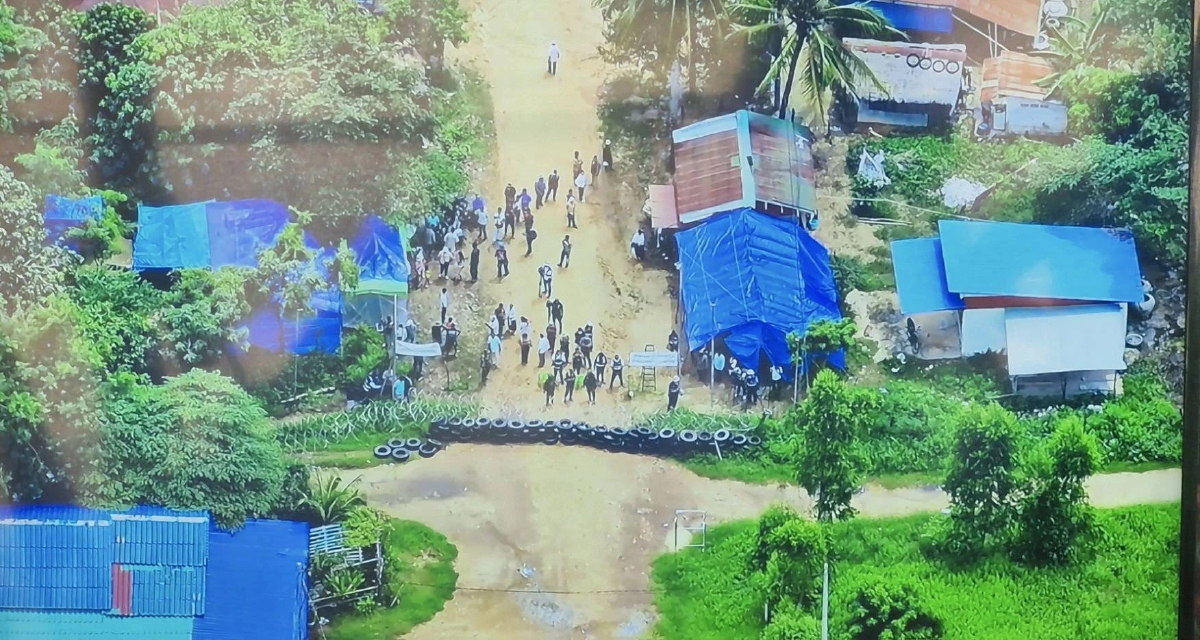 'ผู้ว่าฯ สระแก้ว' ประท้วง 'กัมพูชา' หยุดทำผิดกฎหมายพื้นที่ จ.สระแก้ว อธิปไตยไทย