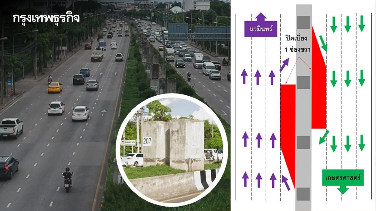 เช็กด่วน! กทพ. แจ้งปิดเบี่ยงจราจร ถนนประเสริฐมนูกิจ วันนี้ - 31 ธ.ค. 68