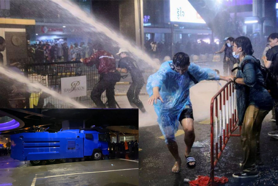 กัมพูชา มีหนาว!  คฝ.จัดรถฉีดน้ำจีโน่ 10 คัน คุมหนองหญ้าแก้ว พบประวัติโชกโชน