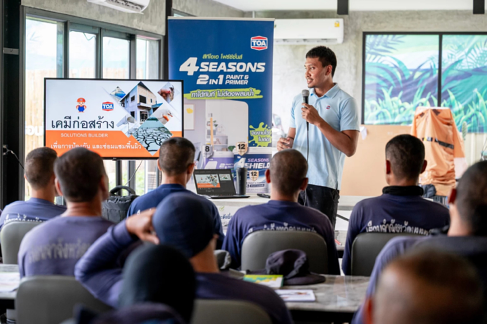 TOA พร้อมสนับสนุนวิชาชีพช่างงานสี - เคมีภัณฑ์ ให้ผู้ก้าวพลาดสู่ผู้สร้างอาชีพได้จริง