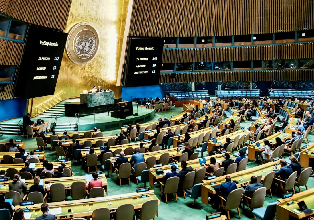 ‘ยูเอ็น’ รับรอง ‘ปฏิญญานิวยอร์ก’ แก้ปัญหาสองรัฐ ยุติอำนาจฮามาส