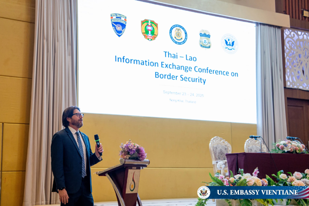 สถานทูตสหรัฐประชุมแลกเปลี่ยนข้อมูล 3 ประเทศต้านอาชญากรรม