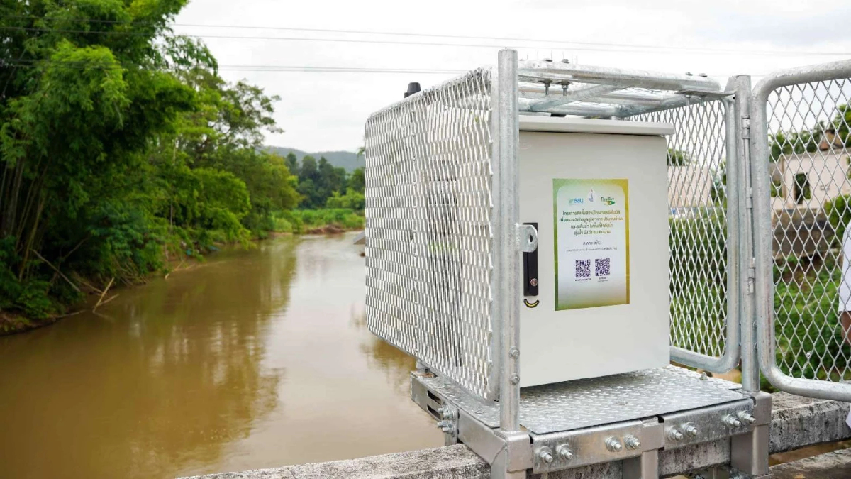 ไทยเบฟ ติดตั้ง 'สถานีโทรมาตรอัตโนมัติ' ยกระดับบริการจัดการน้ำ