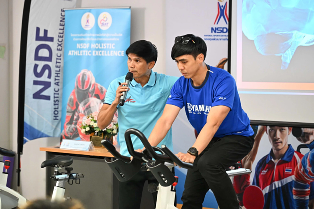 นักบิด ยามาฮ่า ร่วม โครงการเสริมสร้างศักยภาพนักกีฬา กกท.