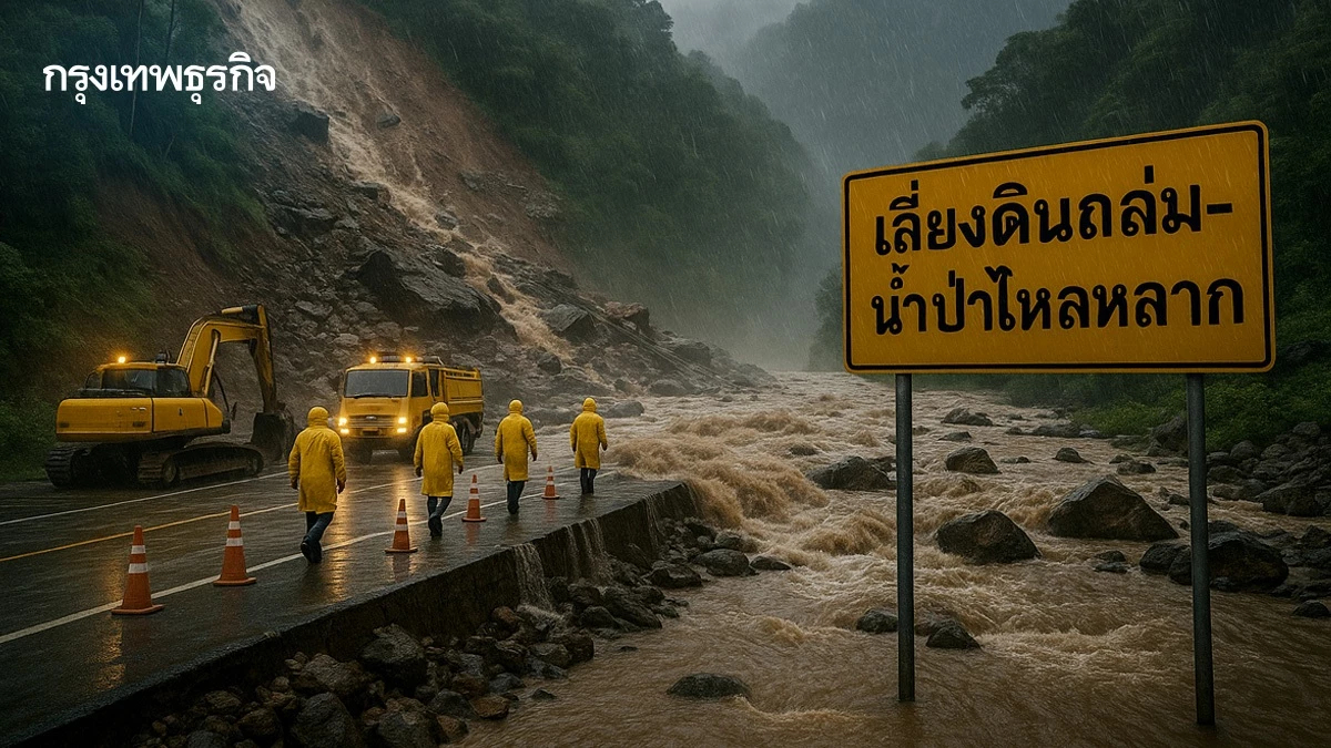 จับตา! 4 จังหวัด เสี่ยงดินถล่ม-น้ำป่าไหลหลาก ช่วง 3 วันนี้