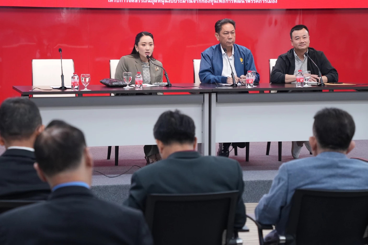 ‘แพทองธาร’ แจง สส. ‘ทักษิณ’ถูกจำคุกลดข้อครหา ผนึกพท.สู้เลือกตั้ง