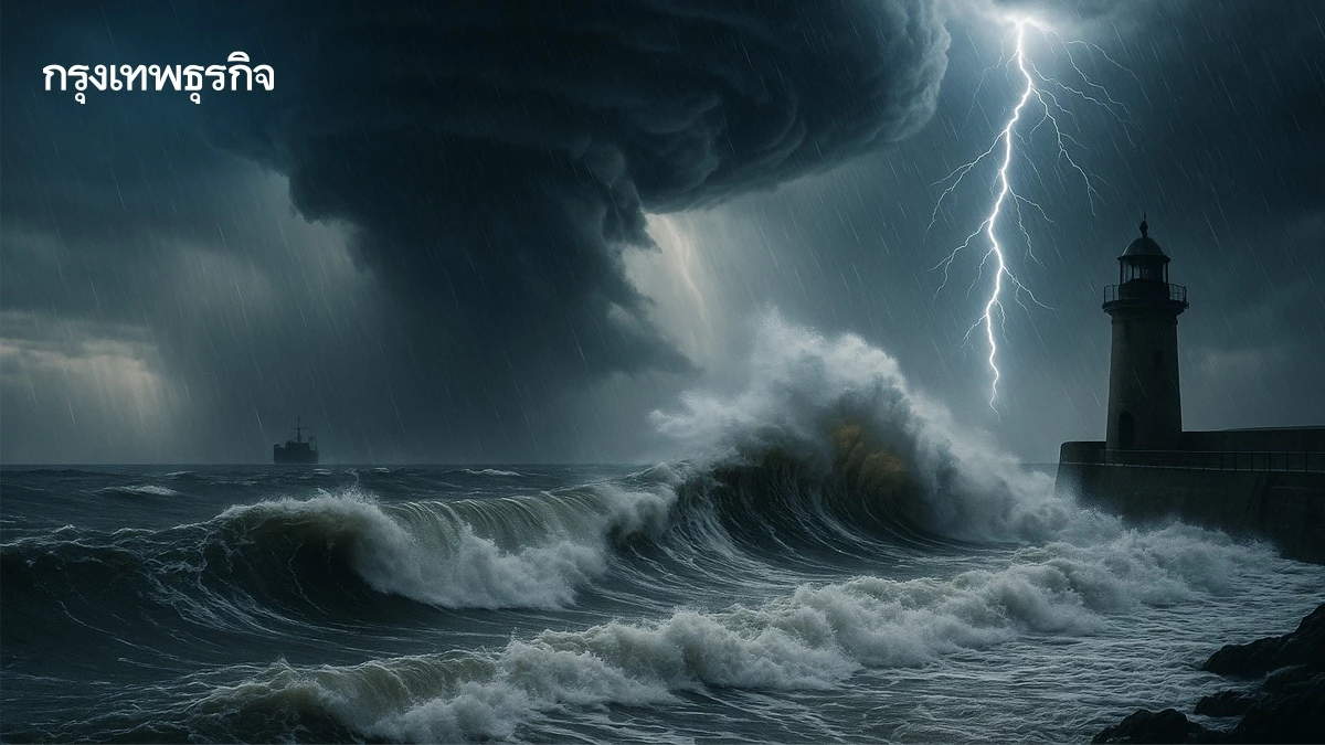 'พายุตาปะฮ์' เข้าใกล้! กรมอุตุฯ เตือน ภาคใต้ เฝ้าระวังฝนตกหนัก