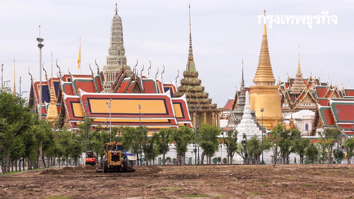 ‘กทม.’ แจง ปรับปรุงสนามหลวงตามแผน ปรับภูมิทัศน์ เพิ่มไฟส่องสว่าง