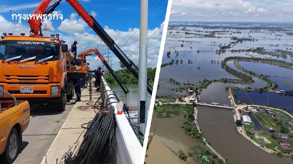 ทุ่งบางระกำ เก็บน้ำเกือบเต็ม หน่วงน้ำบรรเทาผลกระทบลุ่มเจ้าพระยาตอนล่าง