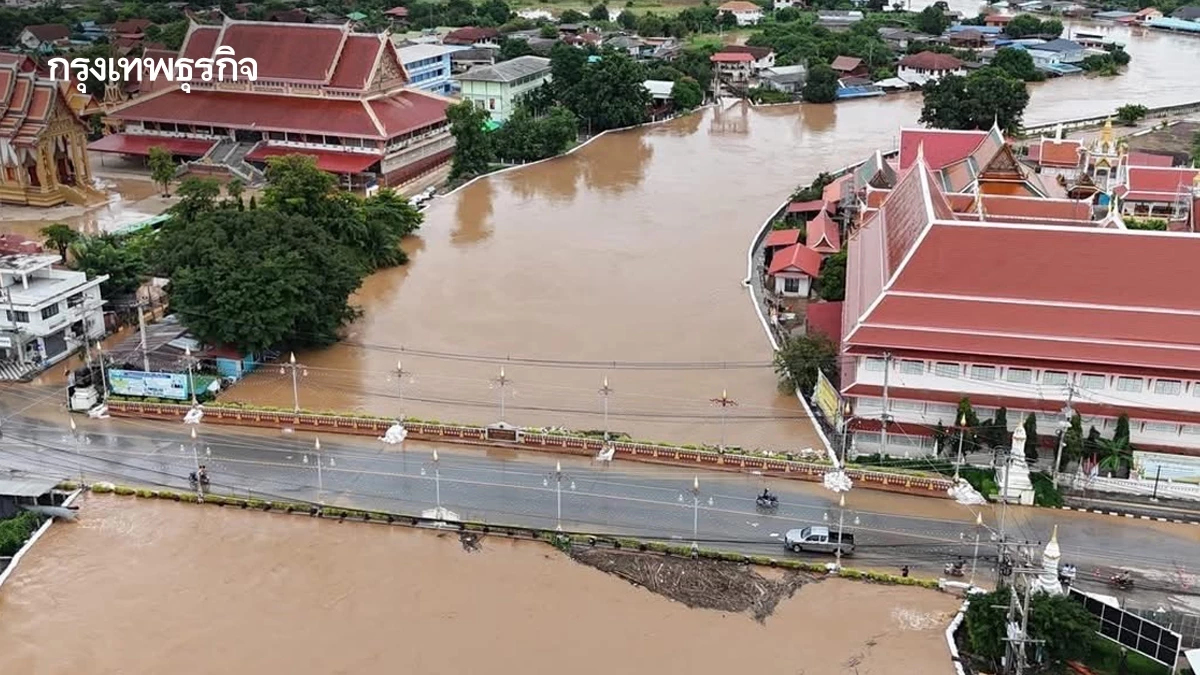 คุมเข้มน้ำสุโขทัย สั่งประเมินพื้นที่เสี่ยง เร่งวางแผนจราจรน้ำ