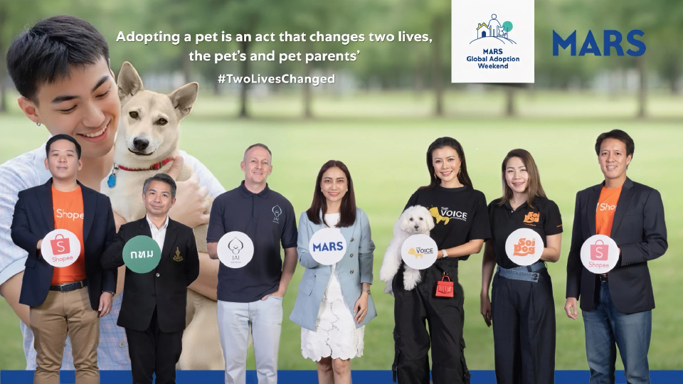 'มาร์ส' ชวนซื้อ 100 บาท ส่งต่อมื้ออิ่มให้น้องสัตว์ ศูนย์พักพิงร่วมเยียวยาใจ