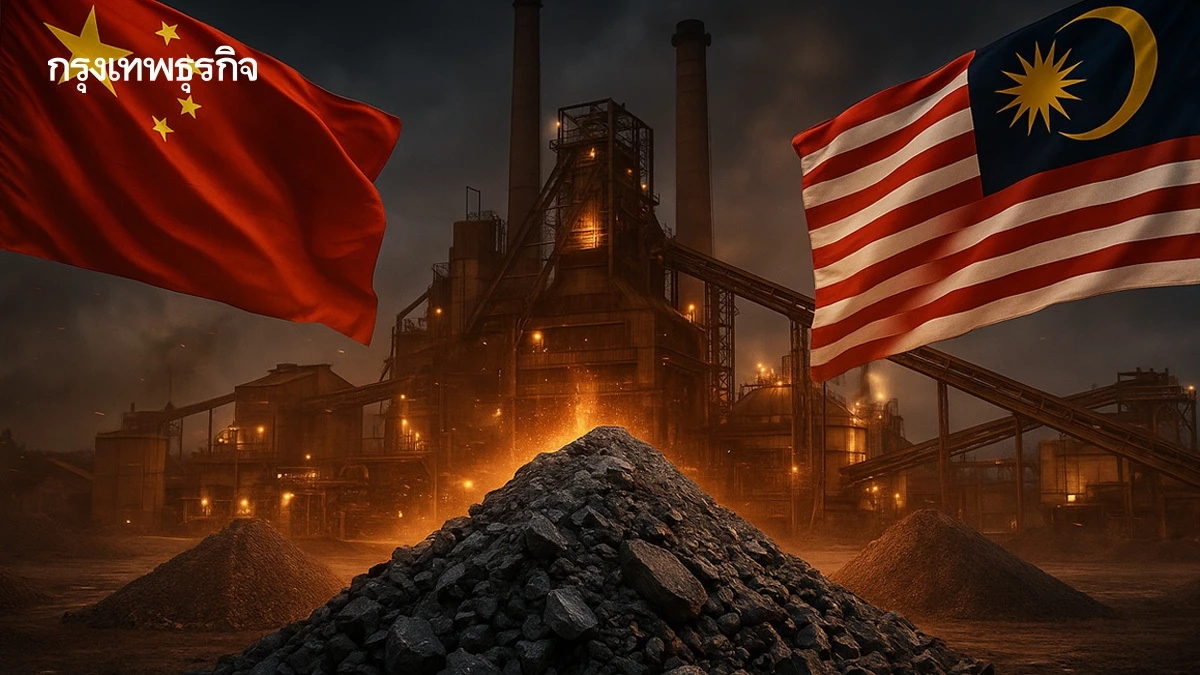 'จีน' คุยลงทุน 'มาเลเซีย' จ่อตั้งโรงงานถลุง 'แร่หายาก'