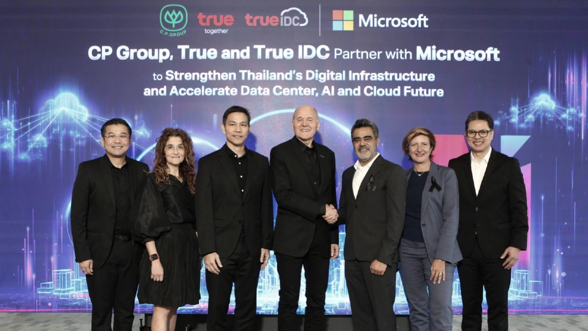 เครือซีพี – ทรู – ทรู ไอดีซี ร่วมมือ ไมโครซอฟท์ ขับเคลื่อนไทยสู่อนาคตแห่ง AI และคลาวด์