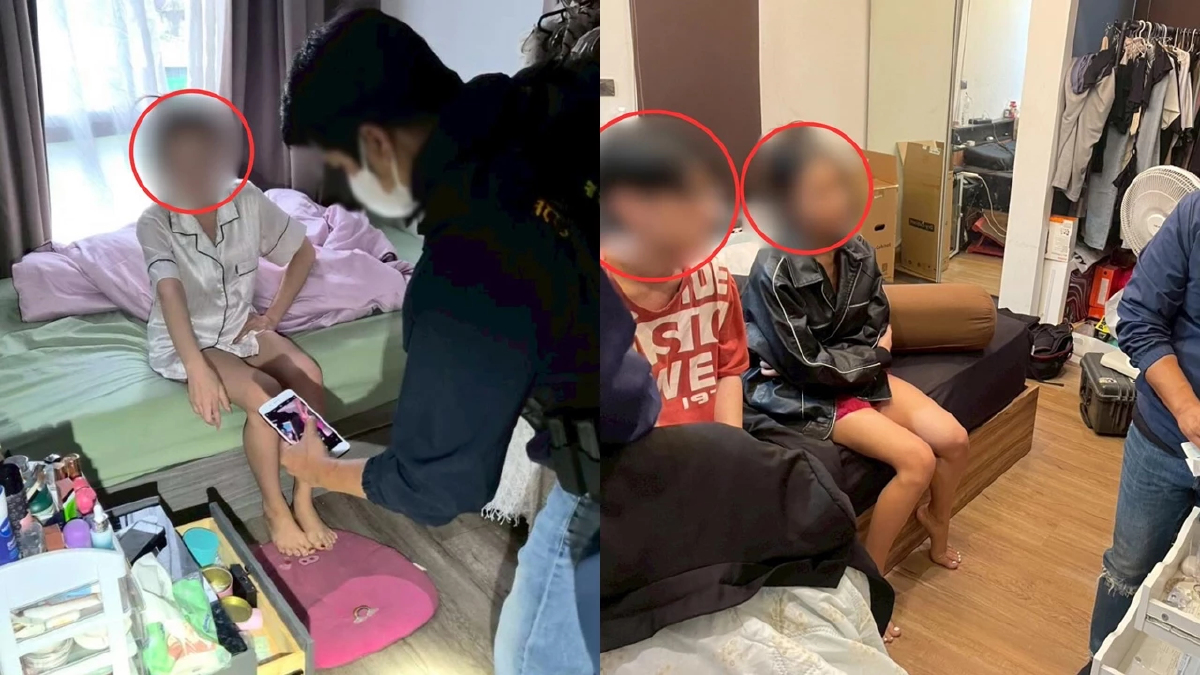 ทลายรัง! บุกจับเด็กเอ็น-บาร์โฮส ค้น 12 จุดกรุงเทพ รวบสี่สาวสามชาย