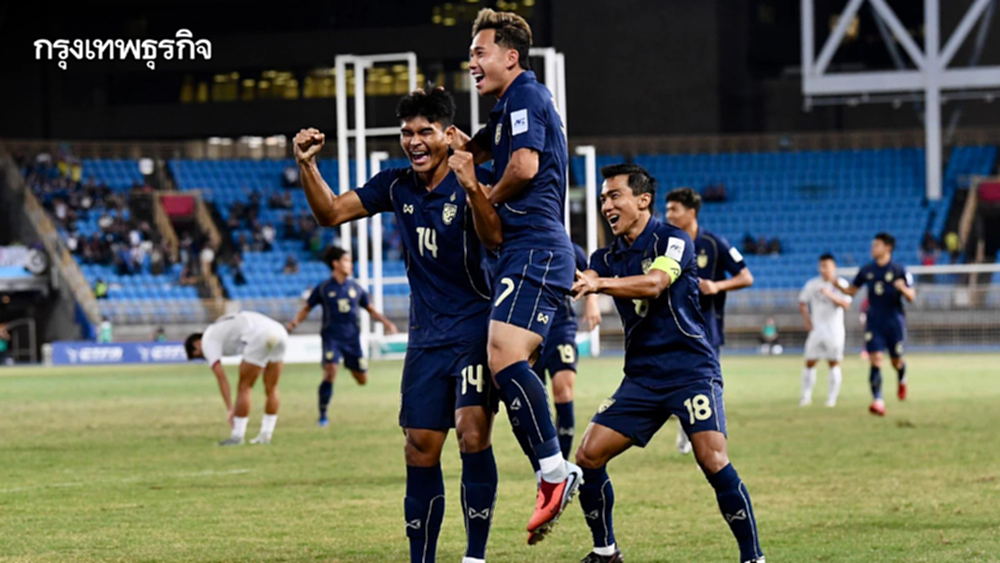 ผลบอลวันนี้ ทีมชาติไทย ชนะ ไชนีส ไทเป 6-1 คัดเอเชียนคัพ 2027 นัดที่สี่