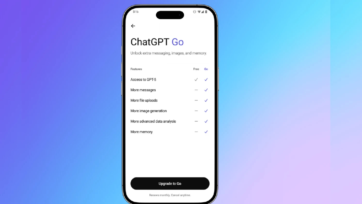 ‘OpenAI’ ประกาศเปิดตัว ‘ChatGPT Go’ เป็นทางการในประเทศไทย