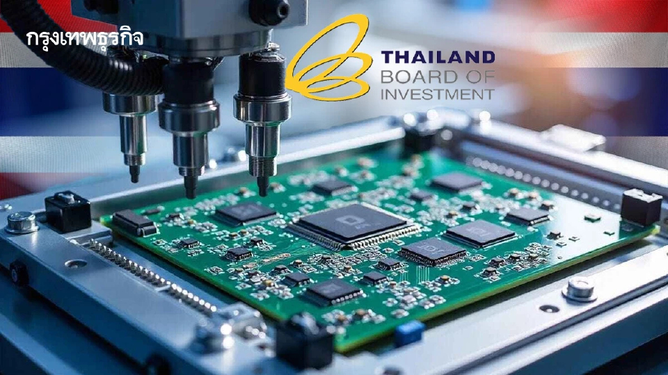 ‘ไทย’ ขึ้นแท่นท็อป 5 ฐานผลิต PCB โลก  ‘BOI’ เผยยอดส่งเสริมลงทุนแตะ 2 แสนล้าน