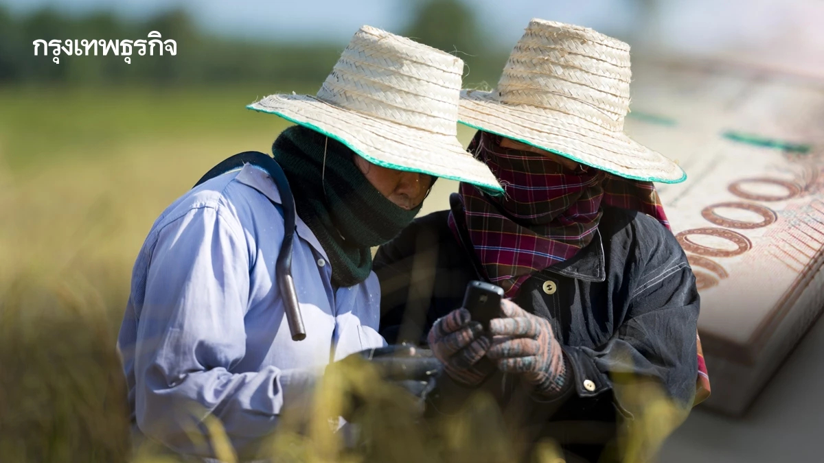 เงินเข้าแล้ว ธกส. โอนเงินช่วยเหลือชาวนา ไร่ละ 1000 สูงสุด 10000 บาท