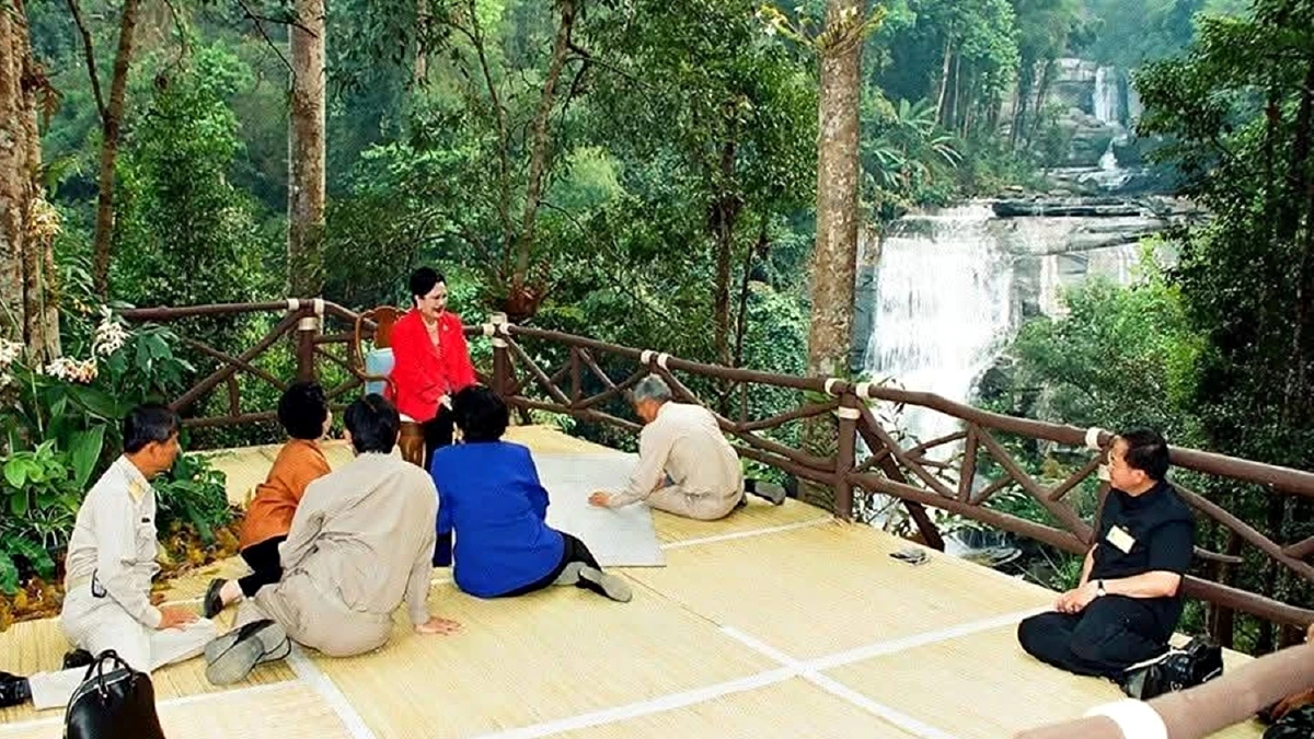 'น้ำตกสิริธาร' น้ำตกนามพระราชทานจากพระเมตตาของ 'สมเด็จพระพันปีหลวง'