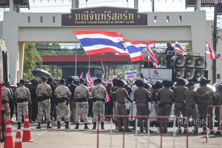 คปท. บุกจันทบุรี ยื่นเลื่อนประชุม JBC ยกเลิก MOU 43-44