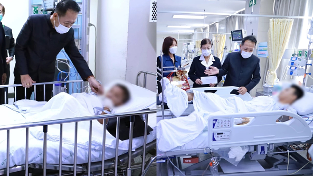 ด่วน! ผู้ว่าฯ ชลบุรี รุดเยี่ยม 2 กรณีเจ็บสาหัส ข่าวดังทุกข์ของชาวบ้าน