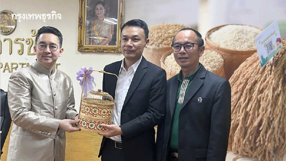 กรมการข้าวถก ธ.ก.ส. ระบายข้าวเปลือก เล็งเสิร์ฟข้าวบนเครื่องบิน