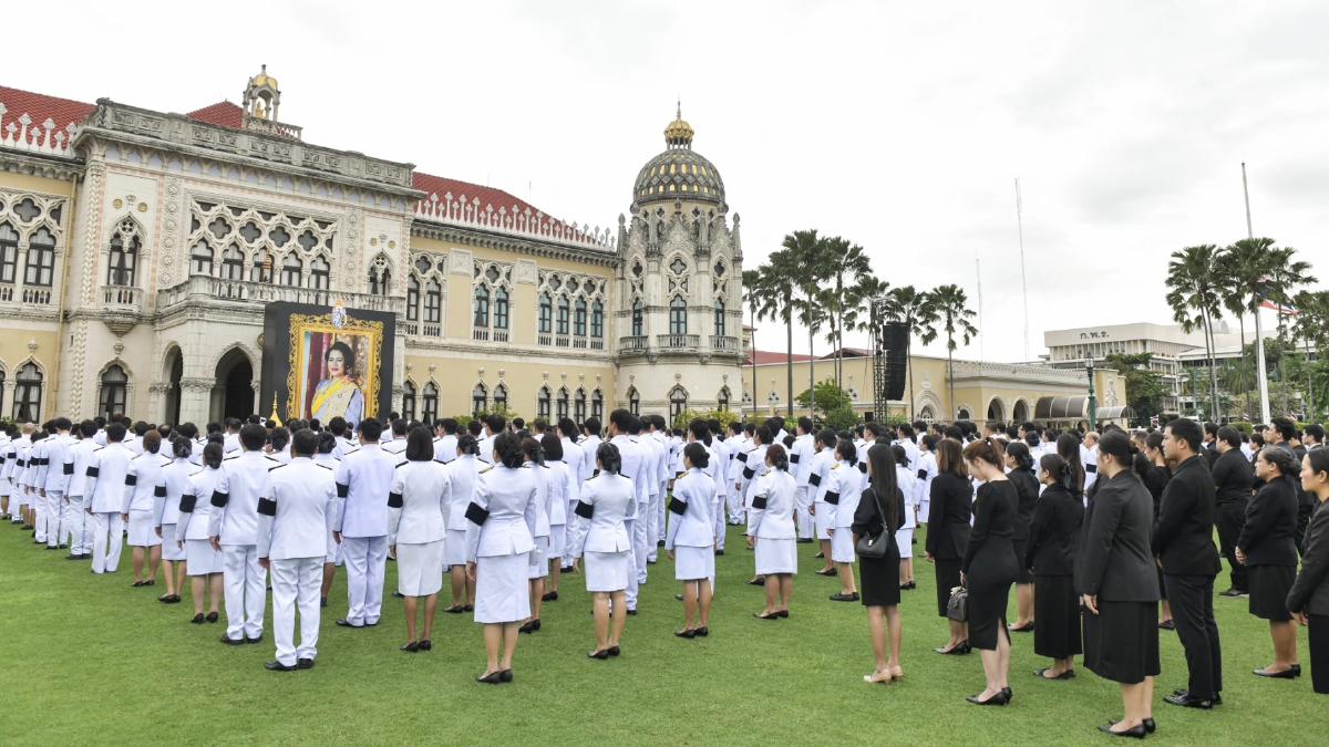 ‘รัฐบาล’ จัดพิธีบำเพ็ญกุศลสัตตมวาร ‘สมเด็จพระพันปีหลวง’