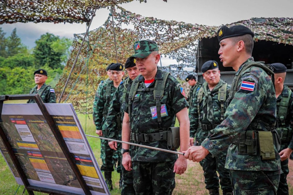 มทภ.1 น้อมรับพระกระแสรับสั่งฯ 'กรมพระศรีสวางควัฒนฯ'สร้างรั้วชายแดน