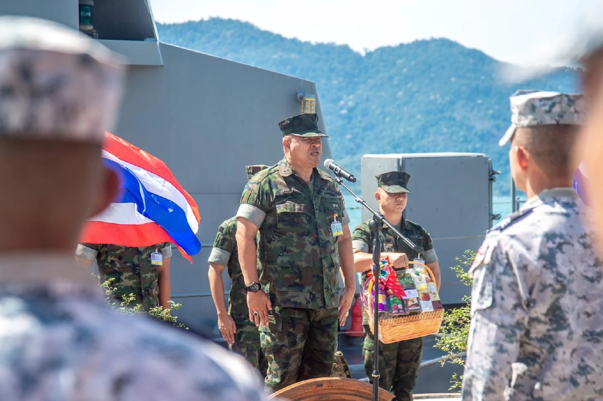 'รอง ผบ.กป.ชต.' มอบนโยบายปฏิบัติงาน หมวดเรือลาดตระเวนชายแดน ส่วนที่1