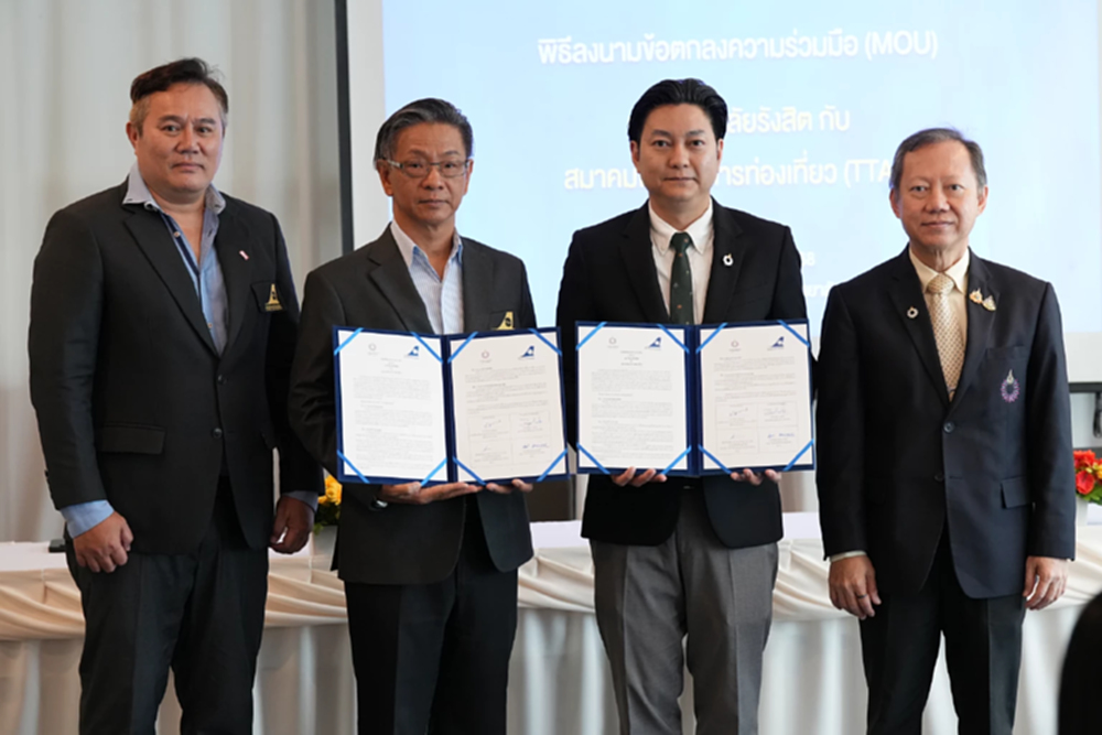 ม.รังสิต ผนึก TTAA พัฒนาศักยภาพนักศึกษาเชื่อมธุรกิจท่องเที่ยว