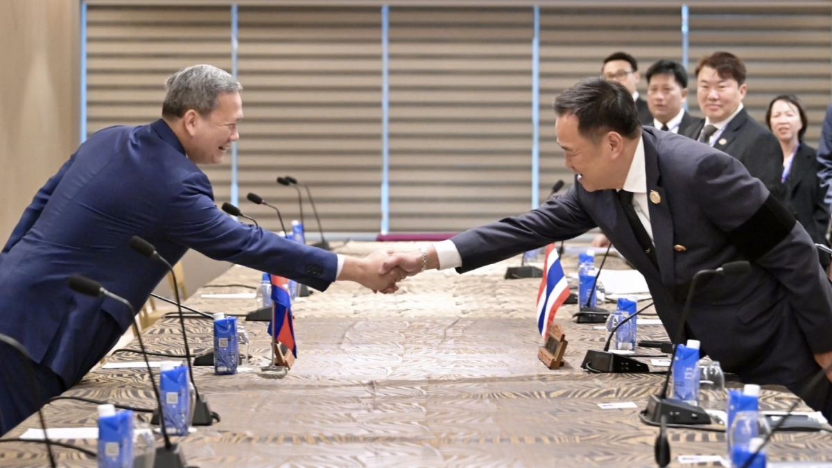 ‘อนุทิน’ ถกทวิภาคี ‘ฮุน มาเนต’ จ่อลงนามในถ้อยแถลง ไทย-กัมพูชา