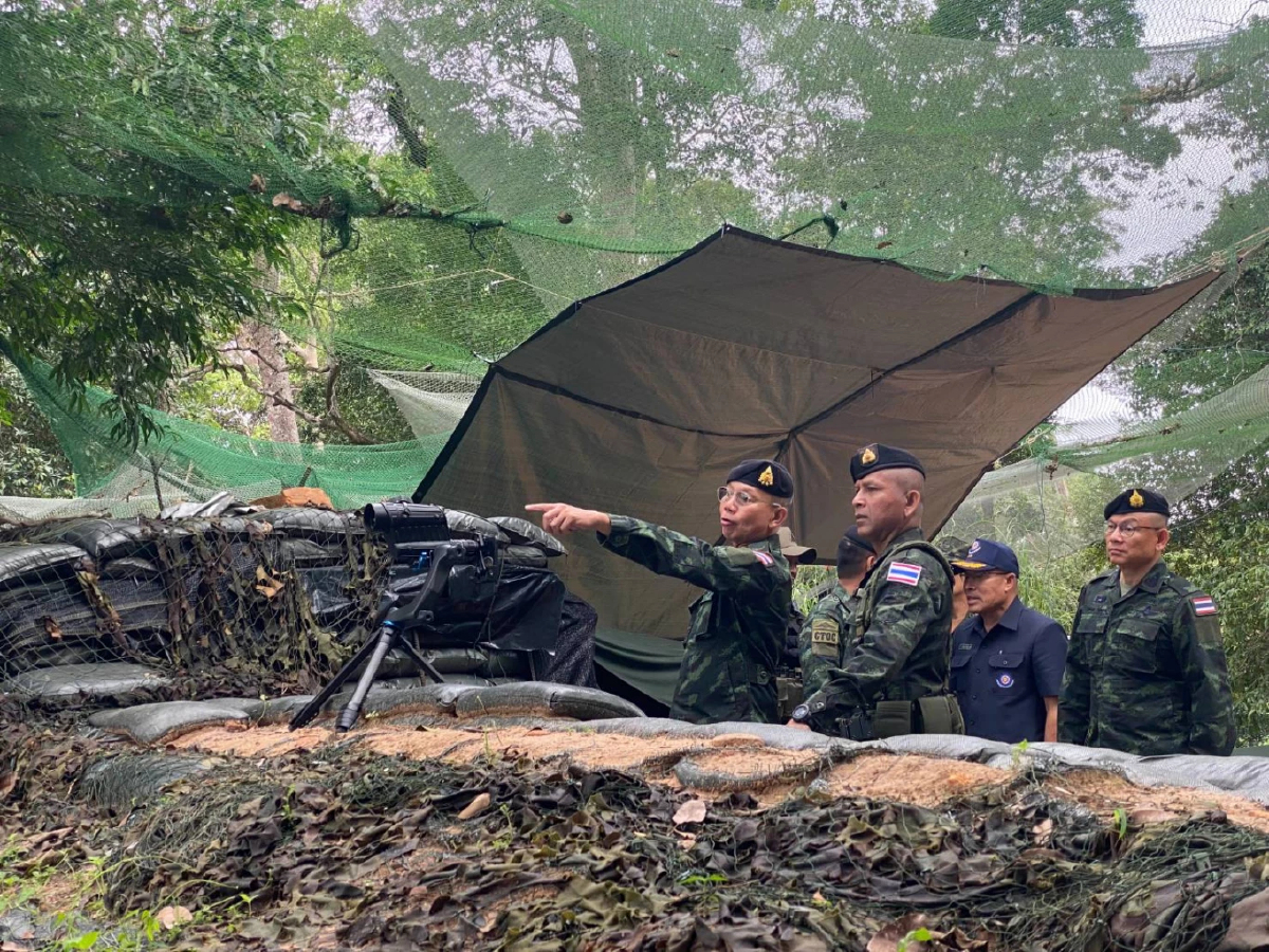 ผบ.ทสส.ลงพื้นชายแดนไทย-กัมพูชา ย้ำ ดำรงความพร้อมรบรับมือสถานการณ์