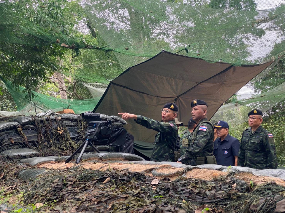 ผบ.ทสส.ลงพื้นชายแดนไทย-กัมพูชา ย้ำ  ดำรงความพร้อมรบรับมือสถานการณ์